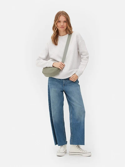 Women's Gray Heather Classic Sweatshirt