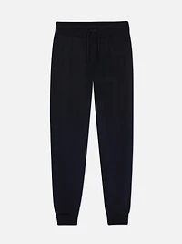 Women's Navy Drawstring Skinny Joggers