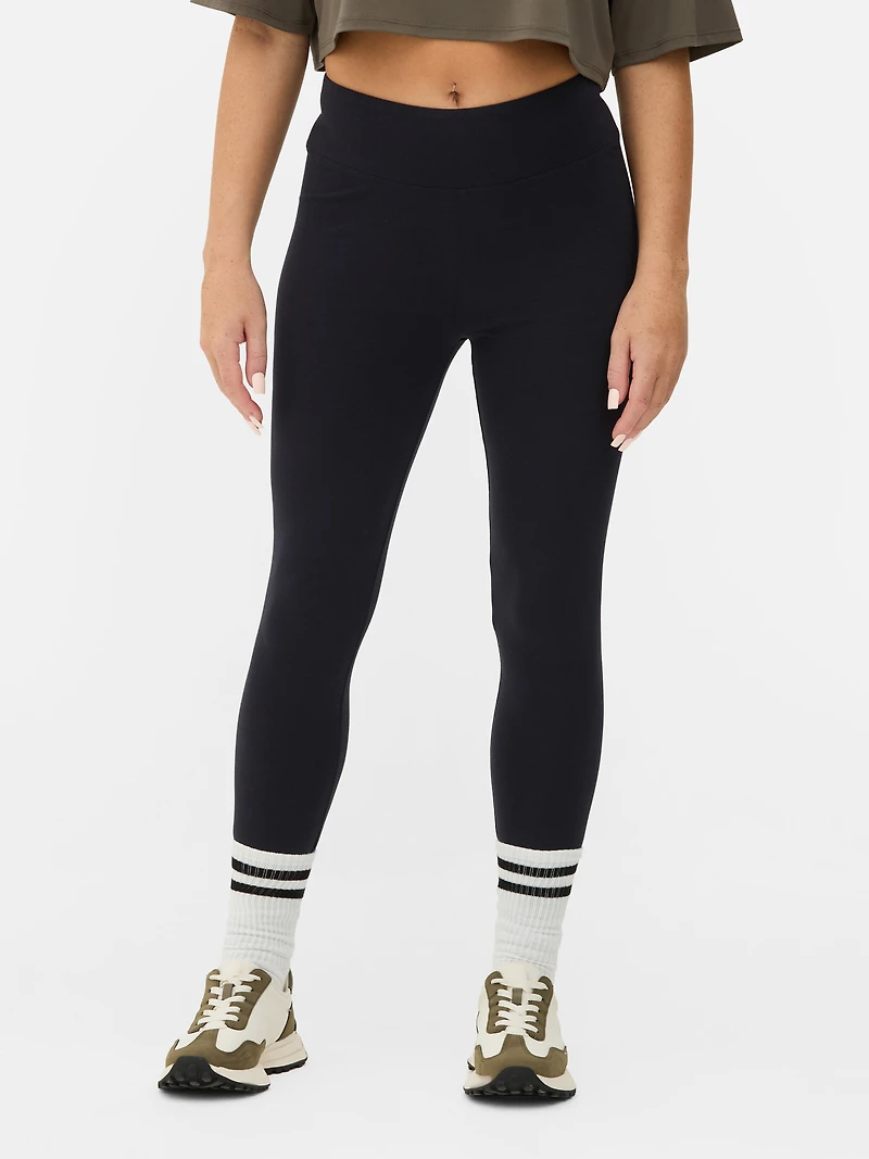 High Waist Jersey Leggings