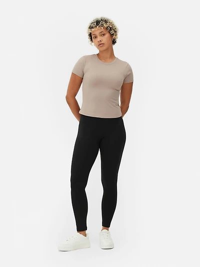 High Waist Jersey Leggings
