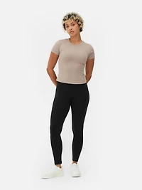 High Waist Jersey Leggings