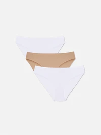 Women's Sand 3-Pack Invisible Mini Briefs
