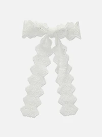 Eyelet Bow Hair Clip