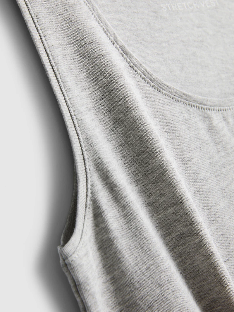 Stretch Scoop Neck Tank