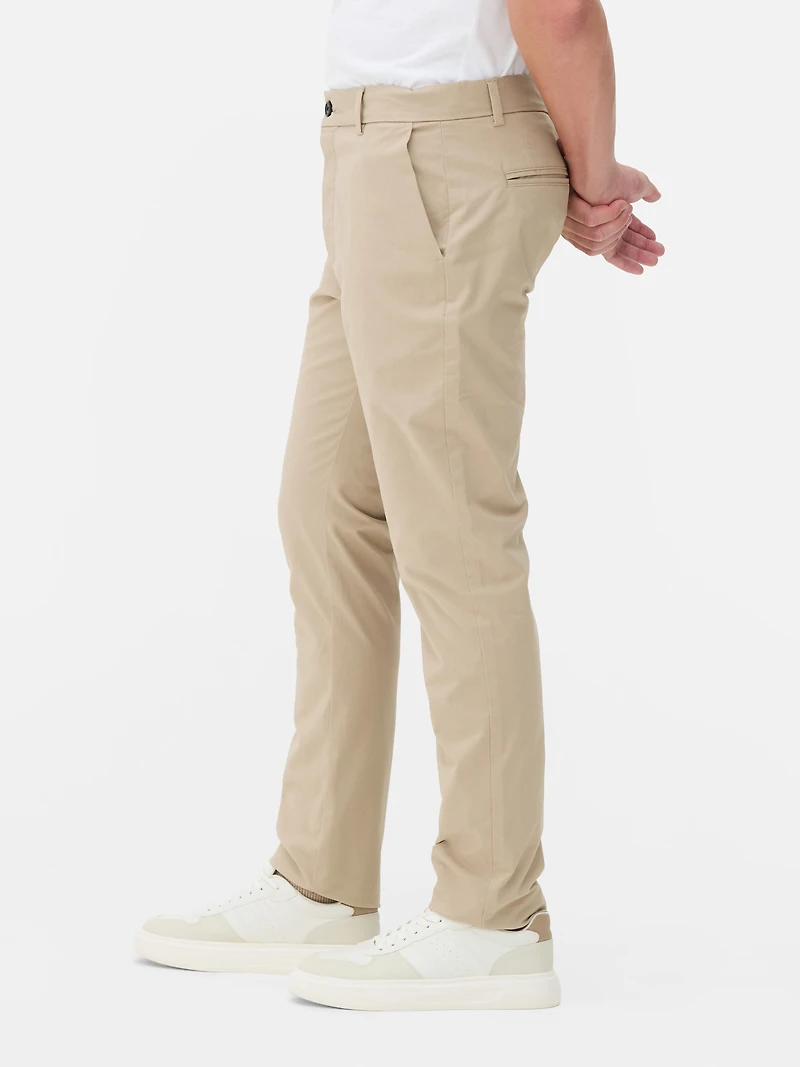 Men's Stone Slim Stretch Chinos