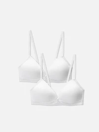 2-Pack Molded Bras