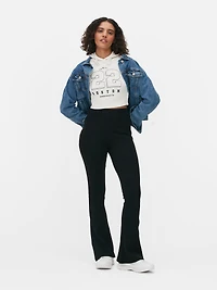 Ribbed Flared Leggings