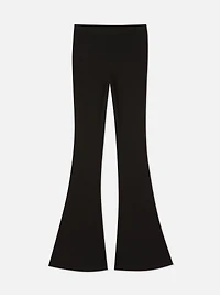 Ribbed Flared Leggings