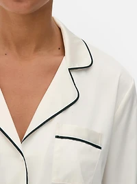 Satin Boyfriend Pajama Set