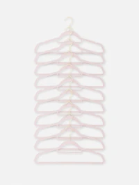 Blush 10-Pack Clothes Hangers