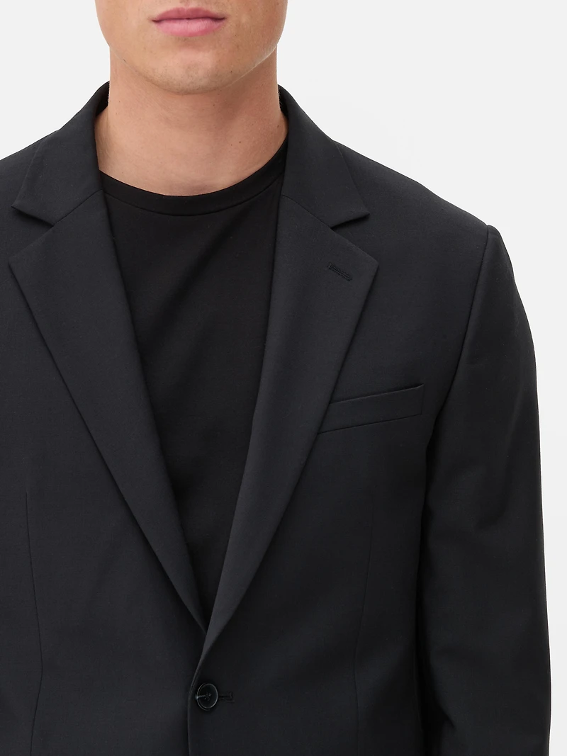 Single-Breasted Suit Jacket