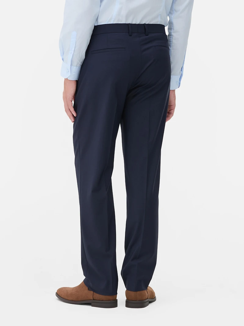 Men's Navy Tailored Suit Pants