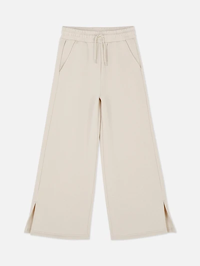 Girls Stone Wide Leg Joggers