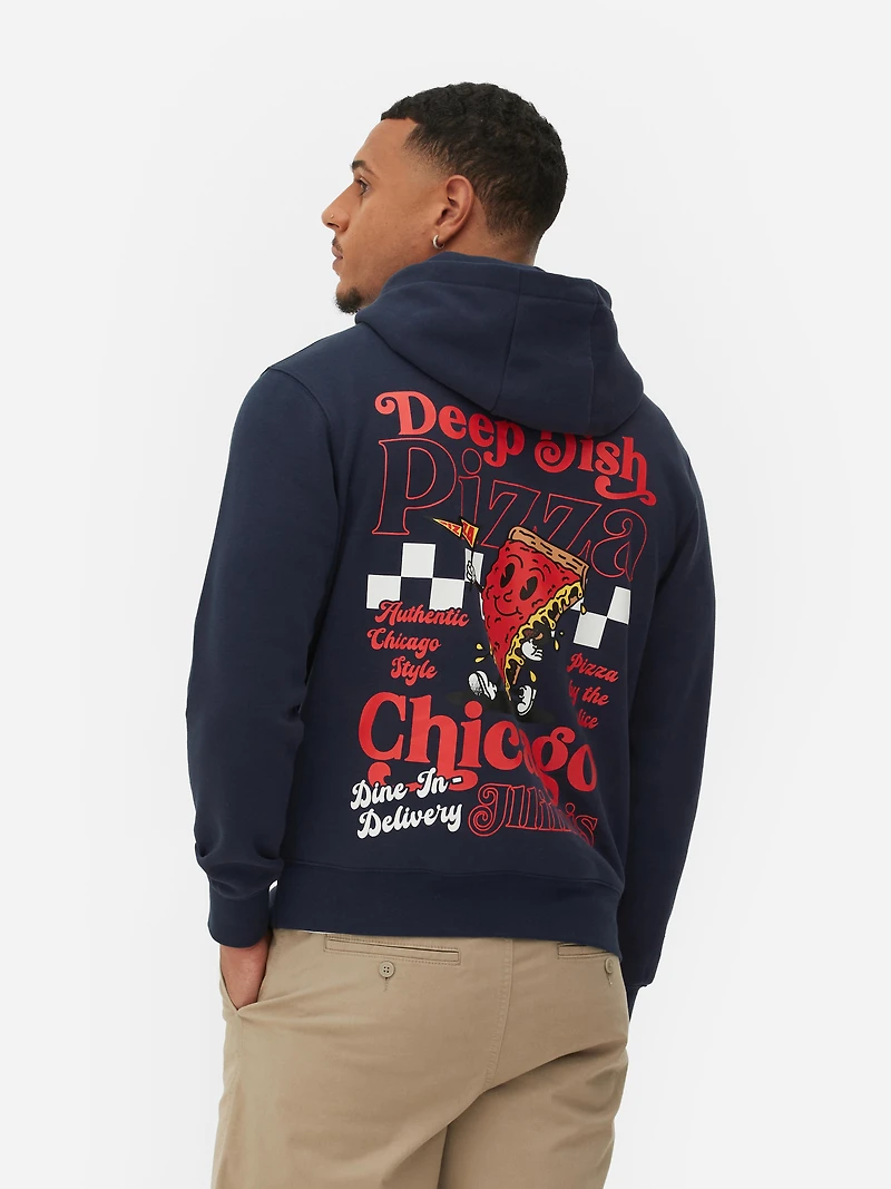 Chicago Deep Dish Graphic Hoodie