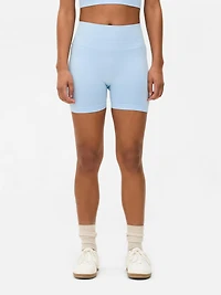 Seamless High Waist Yoga Shorts