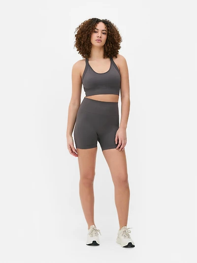 Seamless High Waist Yoga Shorts