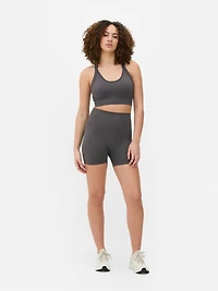 Seamless High Waist Yoga Shorts