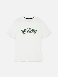 Boston Print T-Shirt