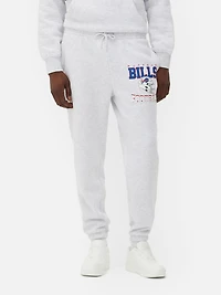 Men's Gray Heather NFL Buffalo Bills Cuffed Joggers