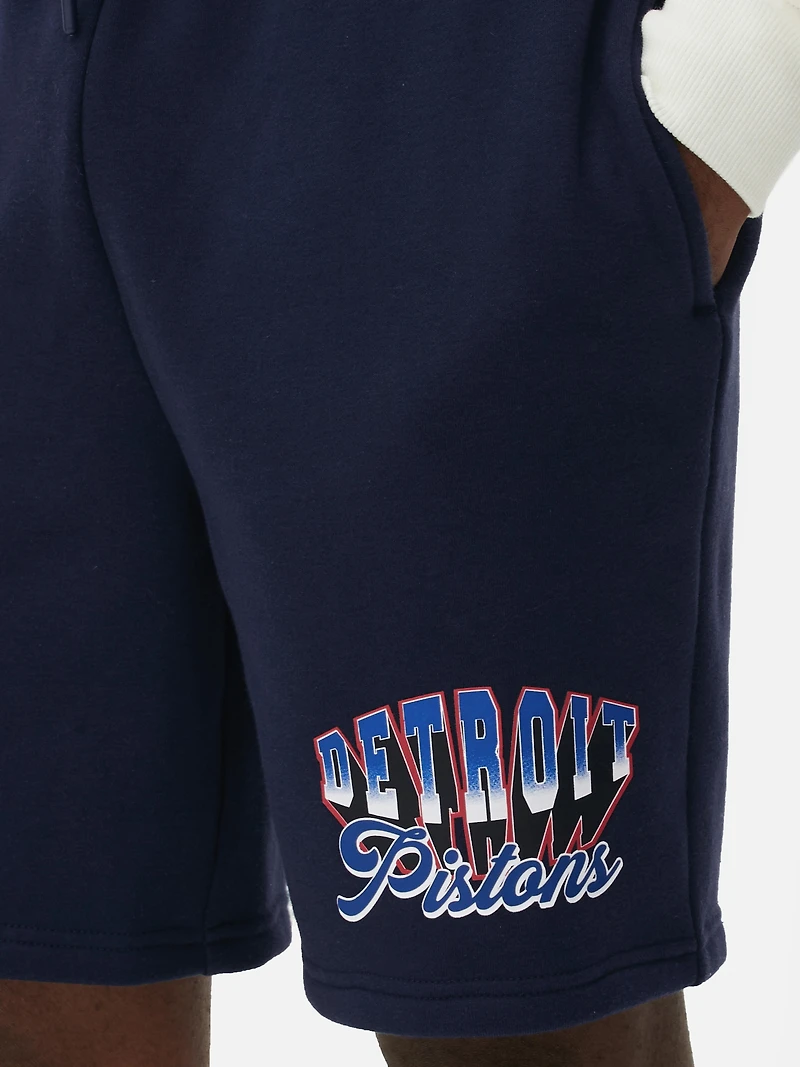 NBA Detroit Pistons Graphic Shorts