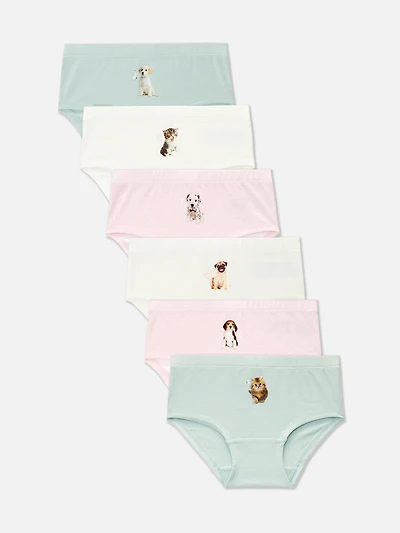 6-Pack Animal Graphic Briefs