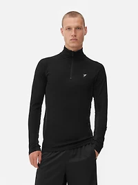 Quarter-Zip Long Sleeve Gym Top