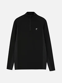 Quarter-Zip Long Sleeve Gym Top