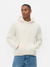 Men's Ivory Drawstring Hoodie