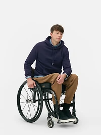 Men's Navy Drawstring Hoodie