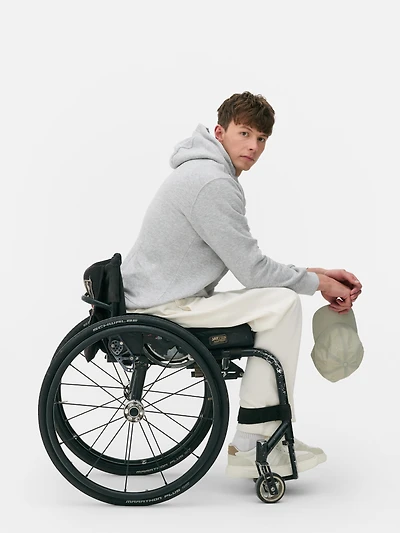 Men's Gray Drawstring Hoodie