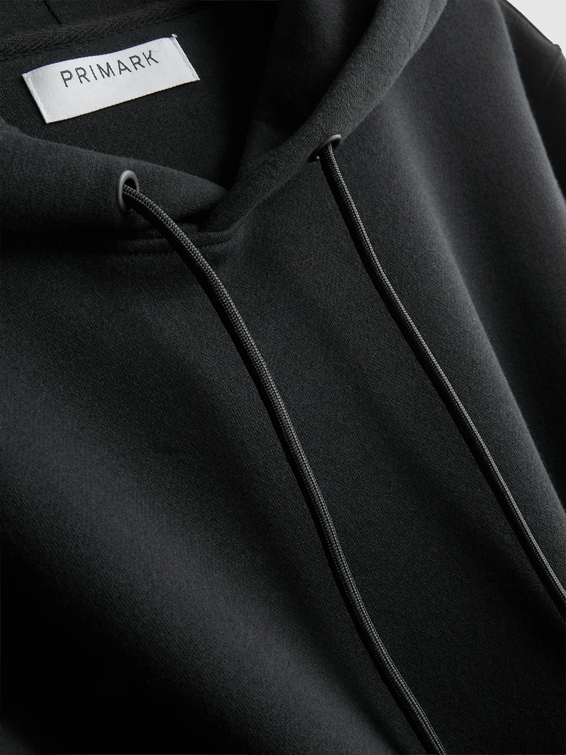 Cotton-Blend Pullover Hoodie
