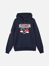 Women's Navy NFL Houston Texans Logo Hoodie