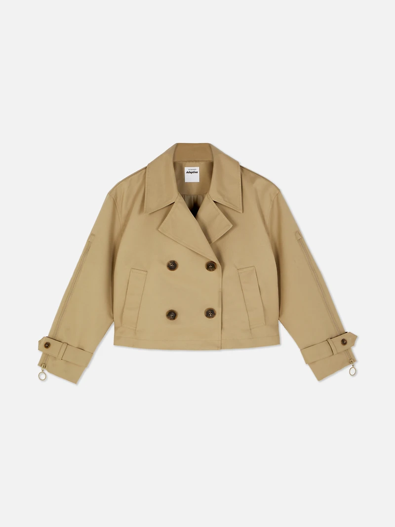 Adaptive Seated Double-Breasted Trench