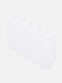 5-Pk Newborn Sleeveless Bodysuits
