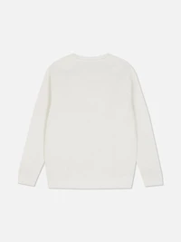 Boys Oatmeal Long Sleeve Sweatshirt