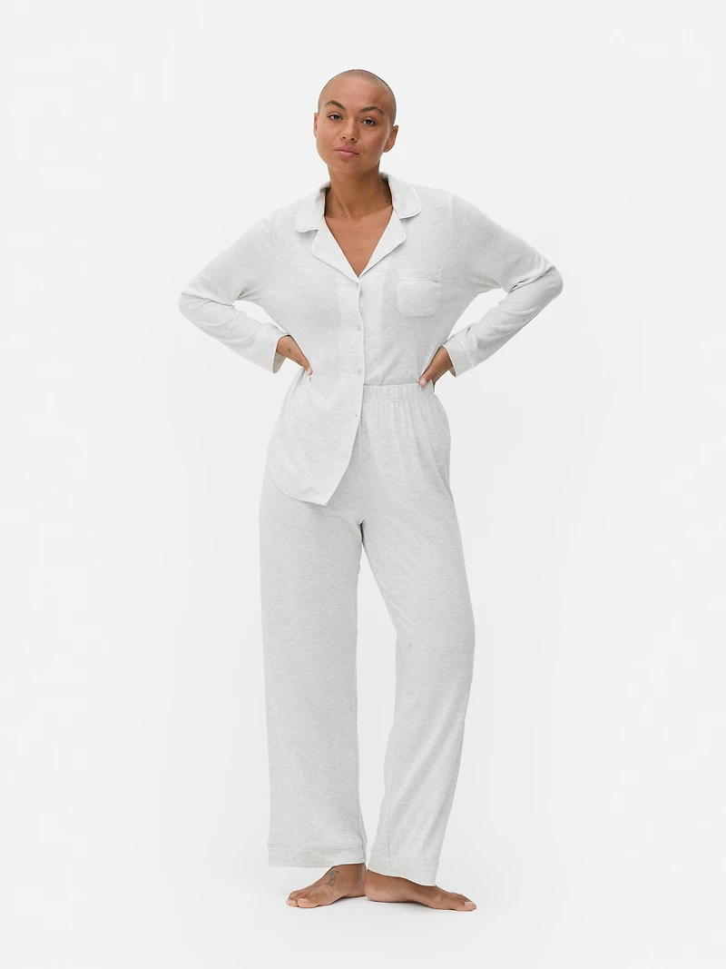 Jersey Boyfriend Pajama Set