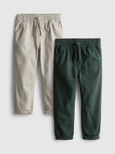 Boys Stone 2-Pack Twill Pants