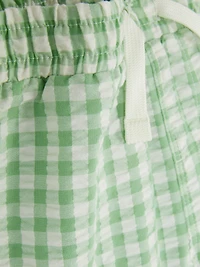 Gingham Swim Shorts