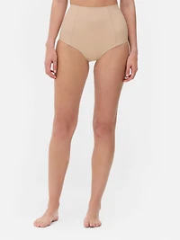 Women's Taupe Medium Support Shapewear Briefs