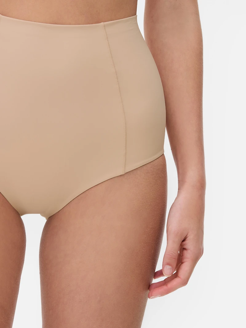 Women's Taupe Medium Support Shapewear Briefs