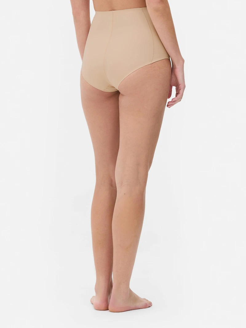 Women's Taupe Medium Support Shapewear Briefs