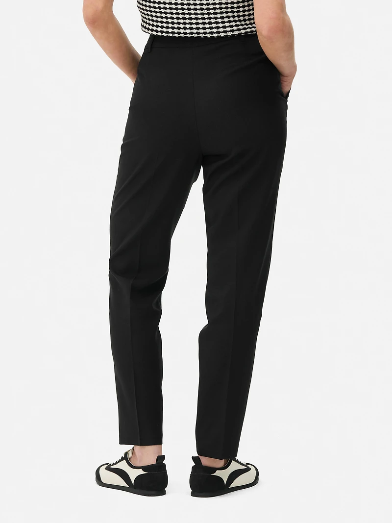 High Waist Tailored Pants