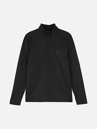 Funnel Neck Half-Zip Sweatshirt