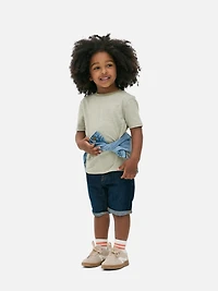 Boys Olive Pinstripe T-Shirt