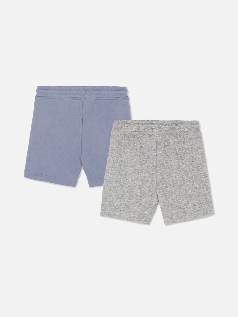 2-Pack Jersey Knit Drawstring Shorts