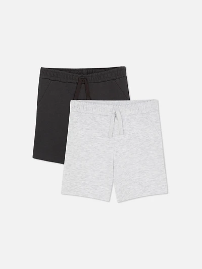2-Pack Drawstring Jersey Shorts