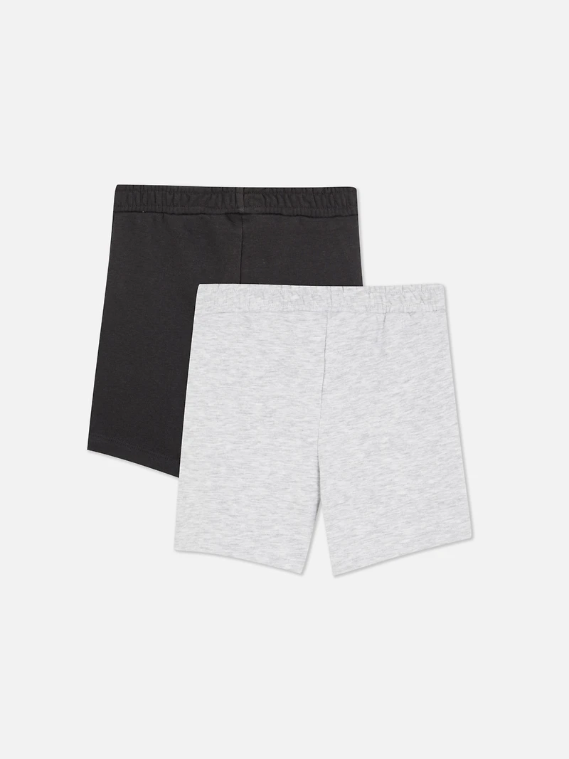 2-Pack Drawstring Jersey Shorts