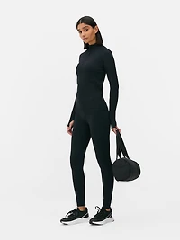 Seamless Zip-Up Sports Jacket