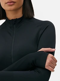 Seamless Zip-Up Sports Jacket