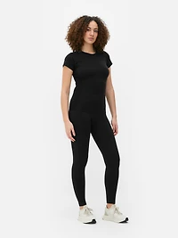 Short Sleeve Seamless Performance Top